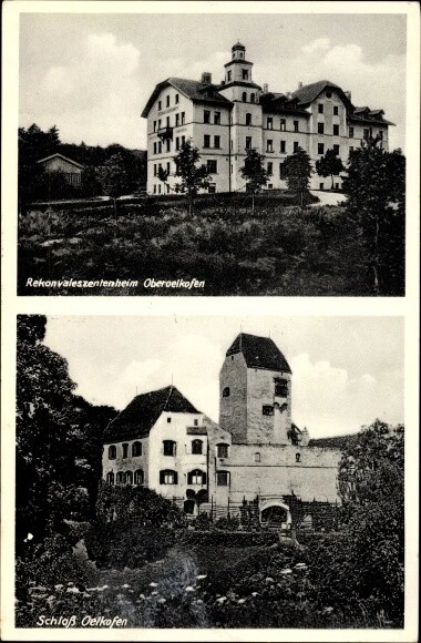 Ak Oberelkofen Grafing bei München, Rekonvaleszentenheim, Schloss... - 10005494