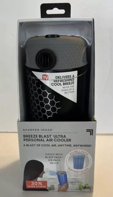 *NEW RELEASE* Breeze Blast by Sharper Image Personal Cooler +  ICE PACKS Black