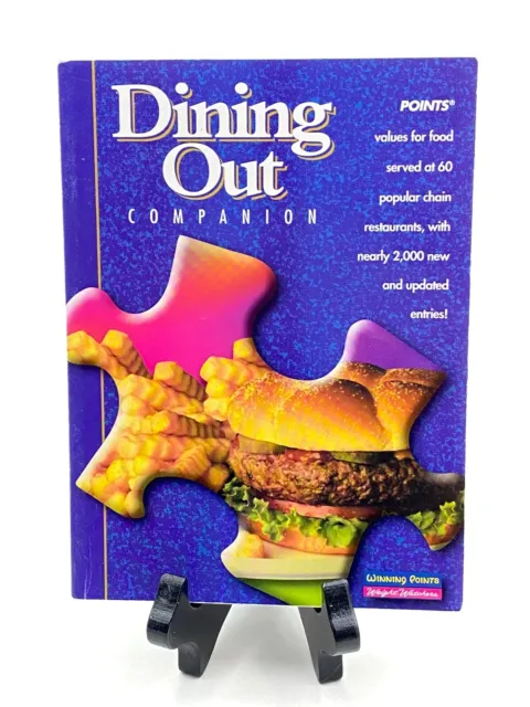 Weight Watchers Winning Points Dining Out Companion, 2001, libro de bolsillo