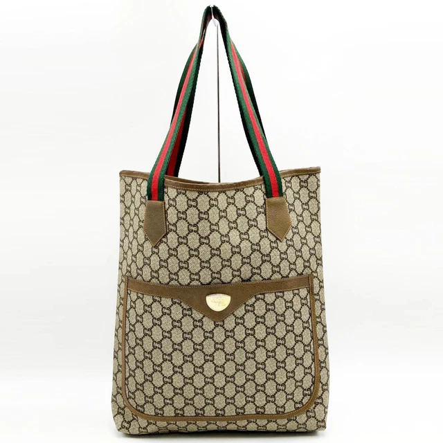GUCCI ALT GG Plus Tragetasche Schultertasche Sherry Line Damen Herren ...