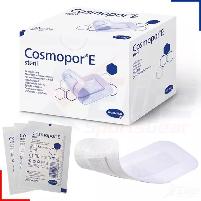 Cosmopor E Sterile Adhesive Dressing Non Woven Pad Wound Care First Aid