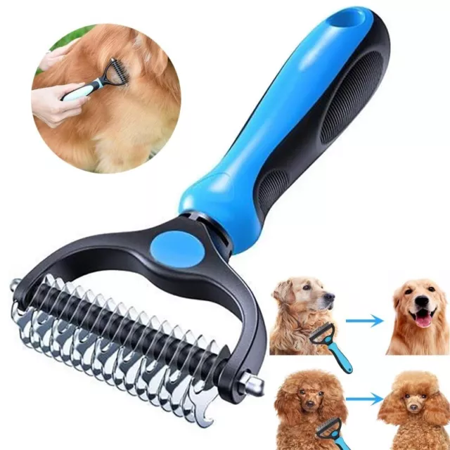 Pet Dog Cat Hair Remover Comb Needle Grooming Massage Deshedding Cleaning Brush 4
