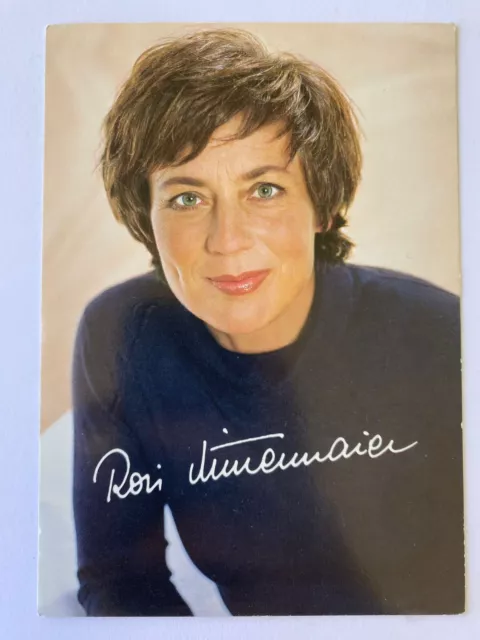 Autogrammkarte Rosi Mittermaier