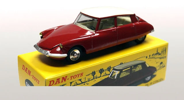 Dan-toys - Citroën Ds 19 - Couleur Gris Métal - Capot Et Ma - Foto 4