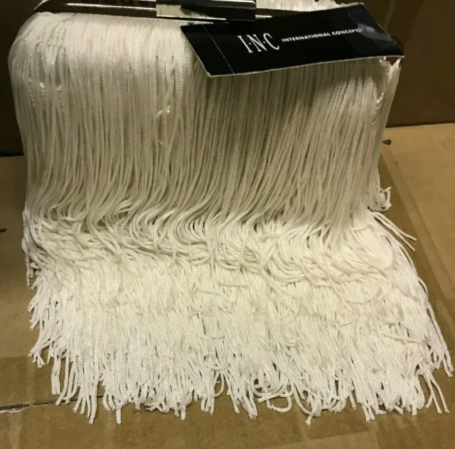 Nwts $79 Inc International Concepts Ivory Tassle Evening Party Hand Bag Now $55