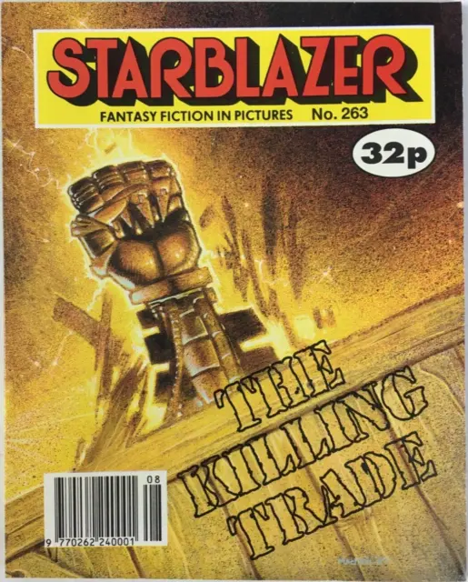 Starblazer No. 263 The Killing Trade 1990 6.8" Bound UK Comic - New / Unread