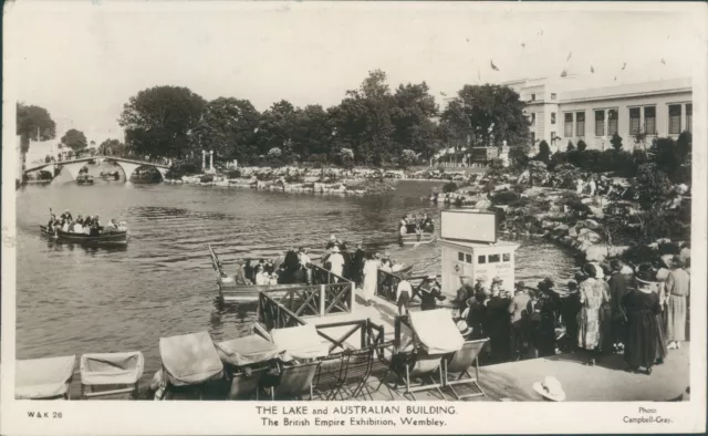 The British Empire Exhibition Wembley The Lake & Australian Building