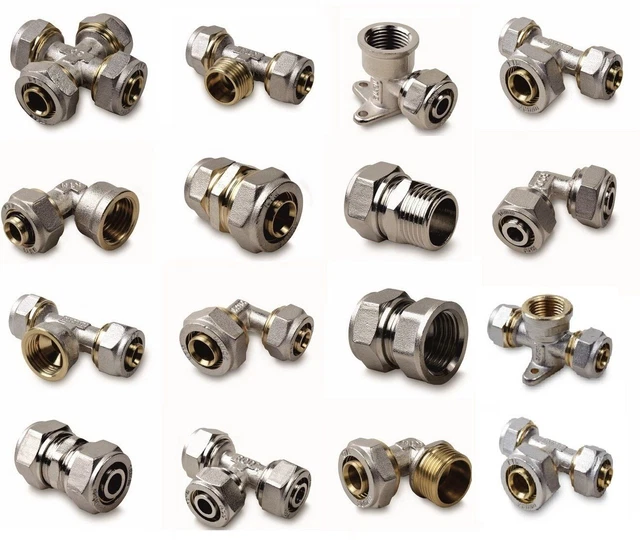 Anello Di Bloccaggio Morsetto Collegamento Passaggio AG Raccordo A Compressione PEX PE Di X Vite Ubfitting, 25x3/4" AG - Foto 4