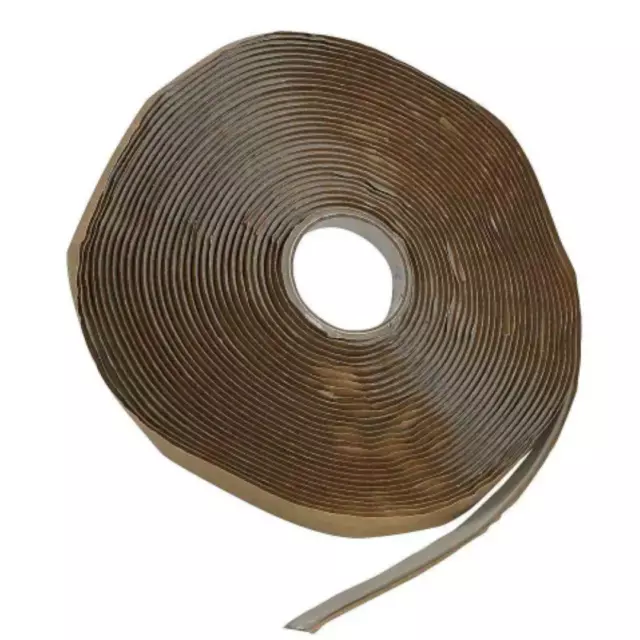 Butyl Sealant Tape Roof Accessory Metal Roofing Waterproof Barrier Gray 50 Ft