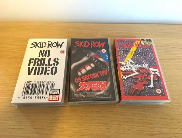 SKID ROW ROADKILL VIDEO PAL COMPLETE WITH 3D GLASSES vgc £5.18