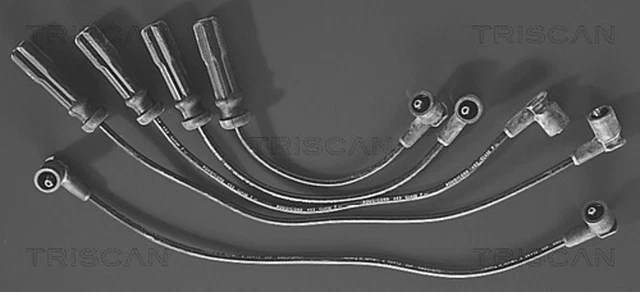 TRISCAN Kit Tubi Accensione 8860 6467 SILICONE per VOLVO 940 944 945 2 Turbo