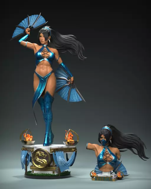 KITANA 1/4 MORTAL Kombat Custom Statue MK9 (PreOrder Q1 2025) 1,200.
