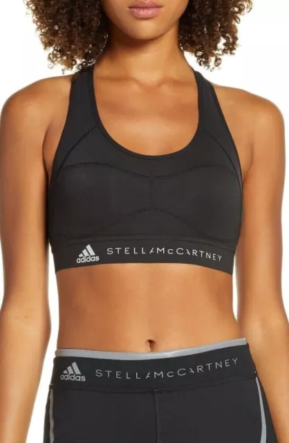 Adidas By Stella McCartney L79548 Black Performance Essentials Sports Bra Size S