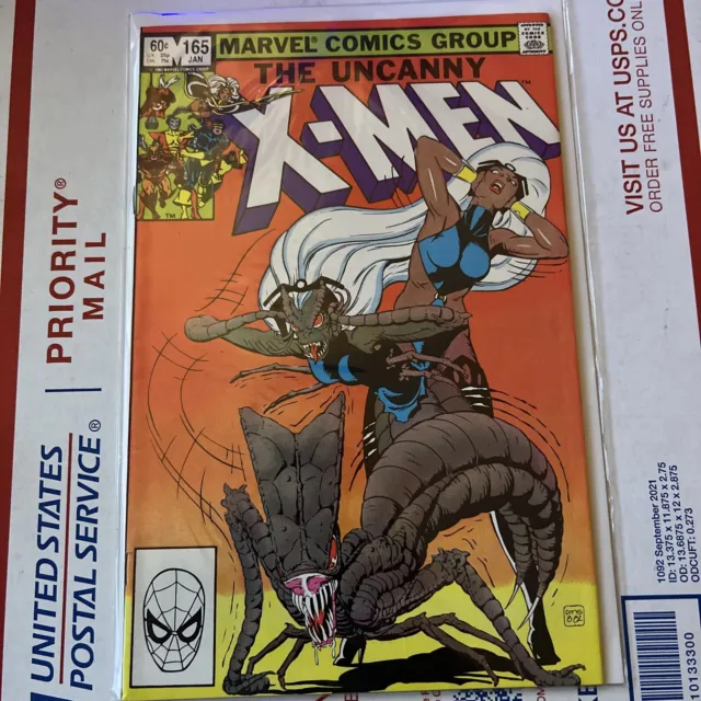 X-MEN #165, The Uncanny, 1st Paul Smith,Direct edition,Marvel Comics 1983 VF/NM