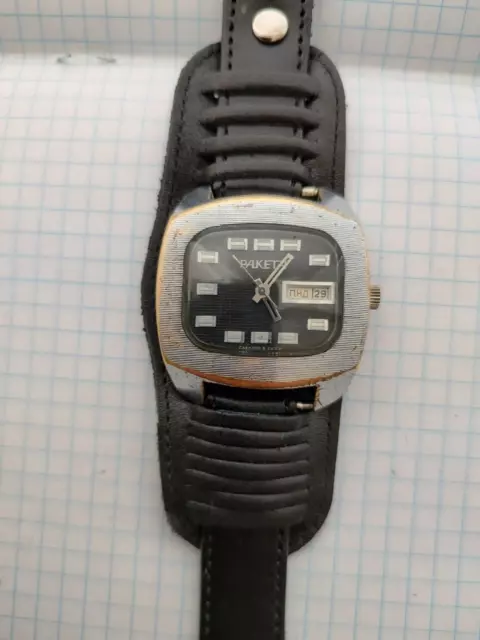 Soviet watch RAKETA 2628H big TV