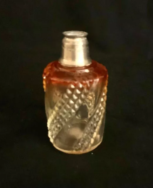 Antique BACCARAT CRANBERRY CRYSTAL ATOMIZER Amberina Perfume Bottle ROSE TIENTE