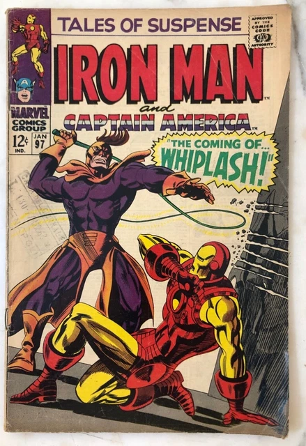 Marvel Original Comic Iron Man N 97 Jan 1967 The Coming of.. Whiplash!