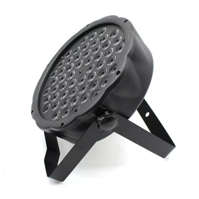4PCS RGBW LED Flat Par Light 162W PAR 64 Light DMX 512 DJ Show Lamp Uplight