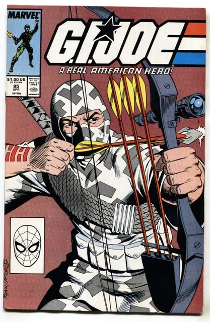 G.I. JOE, A Real American Hero #85--Storm Shadow cover--1989--Comic book--Marvel