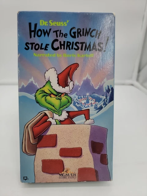 MGM/UA HOME VIDEO Dr. Seuss How The Grinch Stole Christmas VHS 1966 NR £9.03 - PicClick UK