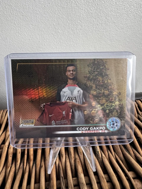 22-23 Topps Stadium CODY GAKPO 直筆サインカード 2022-23 Topps Merlin UEFA Autograph Auto Card : Cody Gakpo