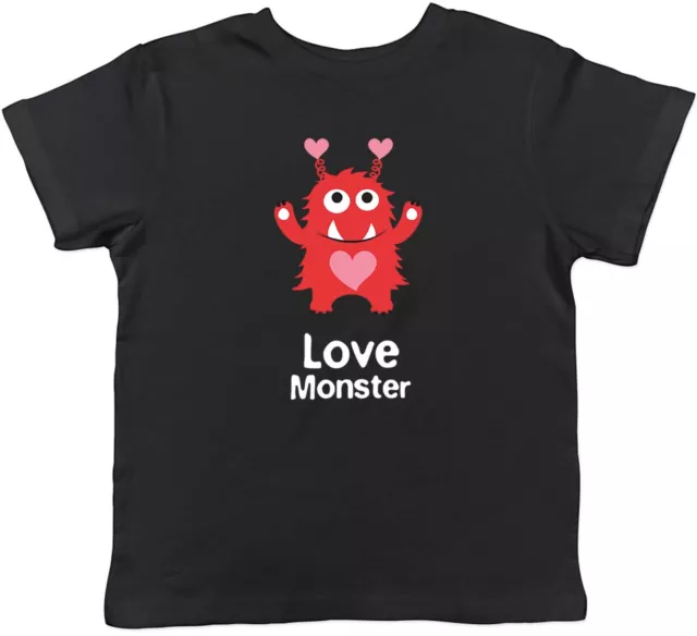 T-shirt bambini San Valentino giorno amore mostro bambini ragazzi ragazze regalo