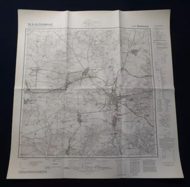 Landkarte Meßtischblatt 3556 Zielenzig i.d. Neumark / Sulęcin Weststernberg 1940