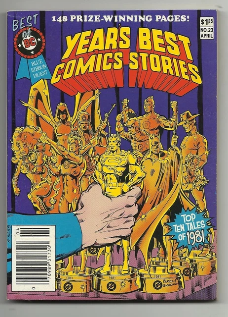 Best of DC Blue Ribbon Digest #23 - Years Best Comics Stories - FN+ 6.5 - Batman