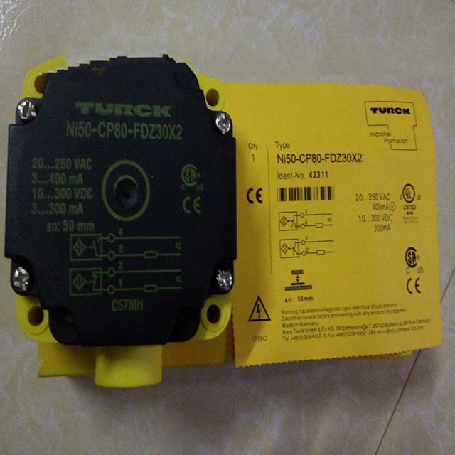 1pc New TURCK NI50-CP80-FDZ30X2 proximity switch Free ship