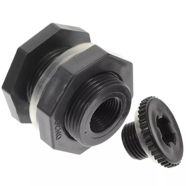 Water Tank Connector Pvc Threaded Bulkhead Fitting Part