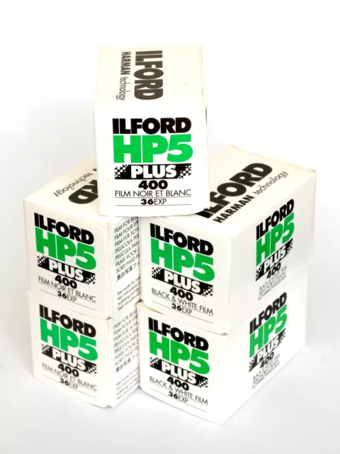 5 Films ILFORD HP5 Plus 400 135-36 (Pellicule 35mm)