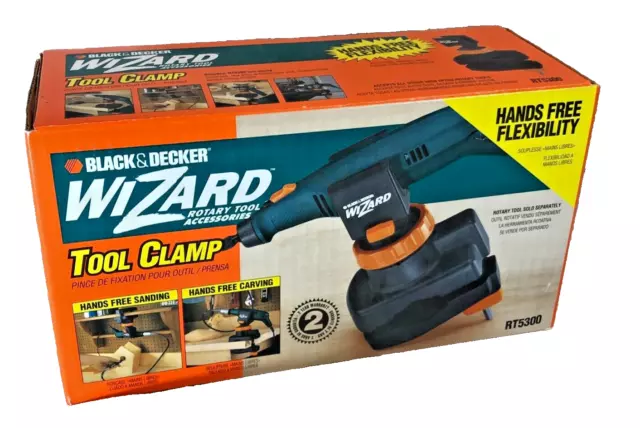 Black & Decker Wizard rt5300 Tool Clamp. Rotary tool accessory, sealed box