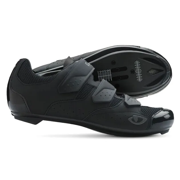 Giro Techne Mens Road Cycling Shoes Black SPD/SPD-SL 2-Bolt/3-Bolt