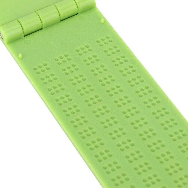 4 Lignes 28 Braille Ardoise Et Stylo D'écriture En Plastique Et Braille