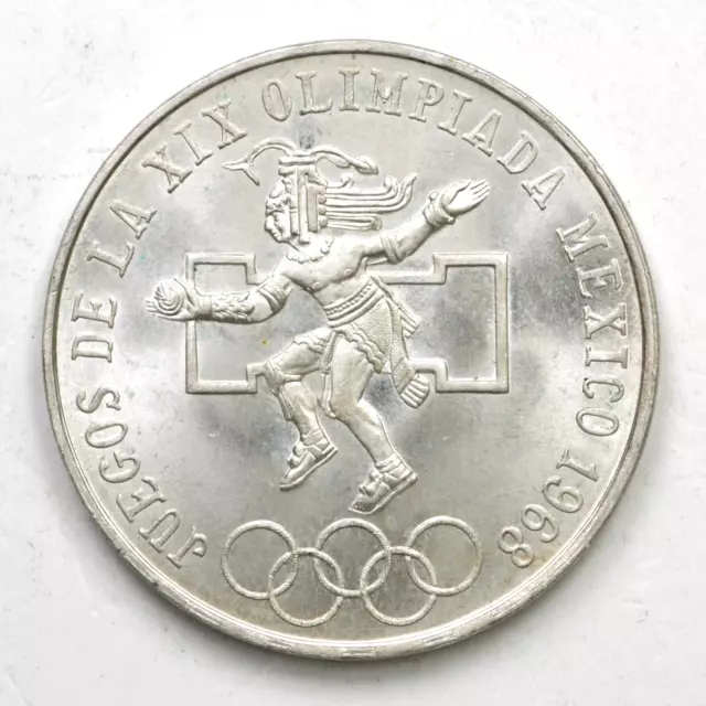 MESSICO MEXICO 25 Pesos 1968-Mo XIX Olimpiade - Argento Silver