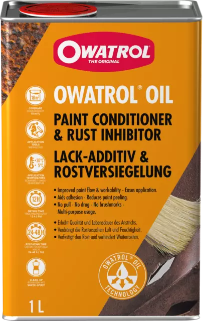 OWATROL OIL Öl 1 Liter,  Rostschutz Rostversiegelung Auto Oldtimer Metall