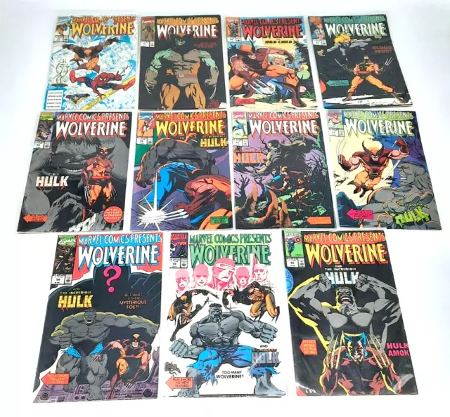 VTG Lot of 11 Marvel Comics Presents #50 51 52 53 54 55 56 57 58 59 60 Wolverine