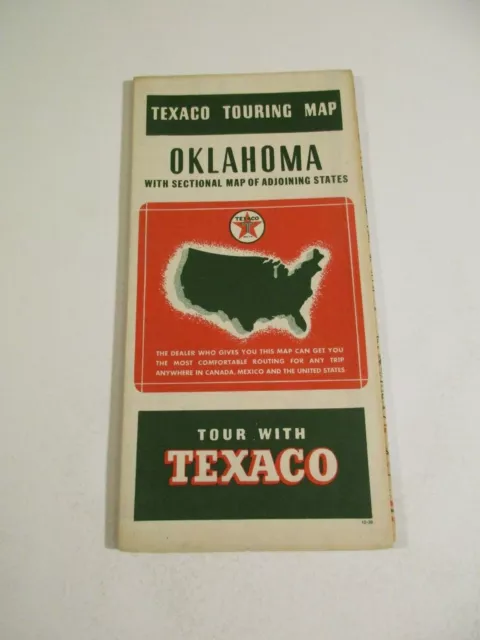 Vintage 1970 Texaco Wisconsin State Highway Gas Station Travel Road Map-Box 8