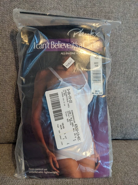 Playtex I Can't Believe It's a Girdle Wire Free Bodysuit Shaper 42C NIP