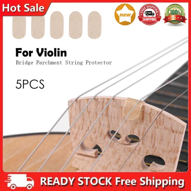 5pcs Viola E String Pads Mini Parchment Replacement Durable Violins Accessories