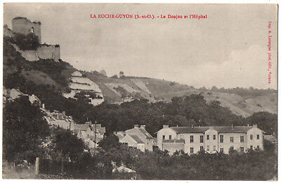 CPA 95 - LA ROCHE GUYON (Val d'Oise) - Le Donjon et l'Hôpital - A. Lavergne