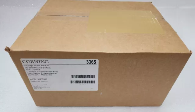 Corning 3365 ,  96-well Clear Round Bottom Polypropylene Not Treated Microplate