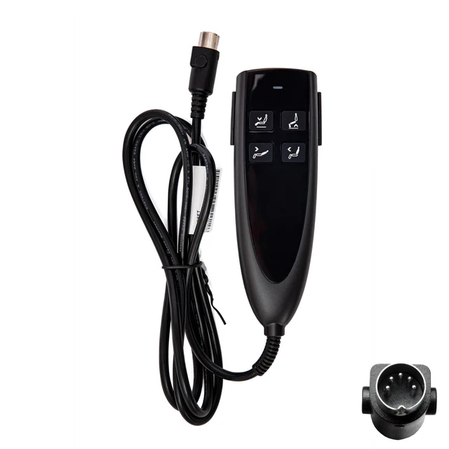 OKIN POWER RECLINER Lift Chair 4 Button 5 Pin Prong Remote Hand Control ...