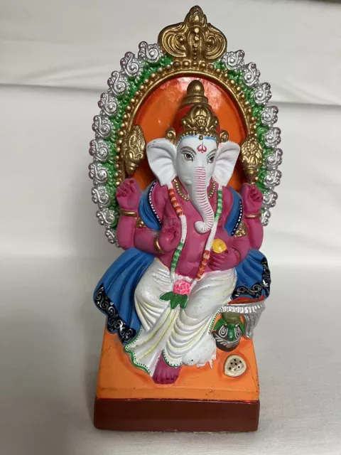 Hindu Ganesh Elephant Head God Blessing Removes Obstacles Devotion Prayer Pooja