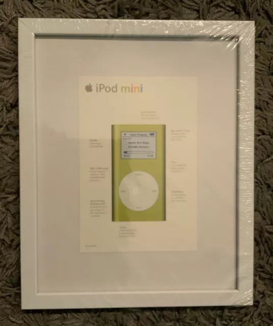Apple iPod Mini Green Genuine Apple Advertising Real Size New