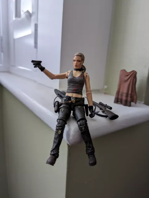 The Walking Dead Andrea Poseable Figure McFarlane Skybound 5" Loose