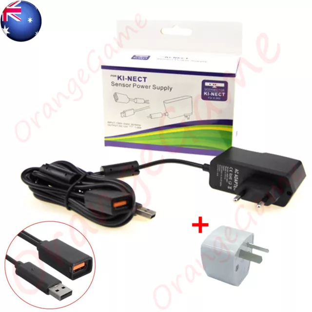 AU Xbox 360 Host Kinect Sensor Mains Power Supply Adapter For KI-NECT Xbox 360