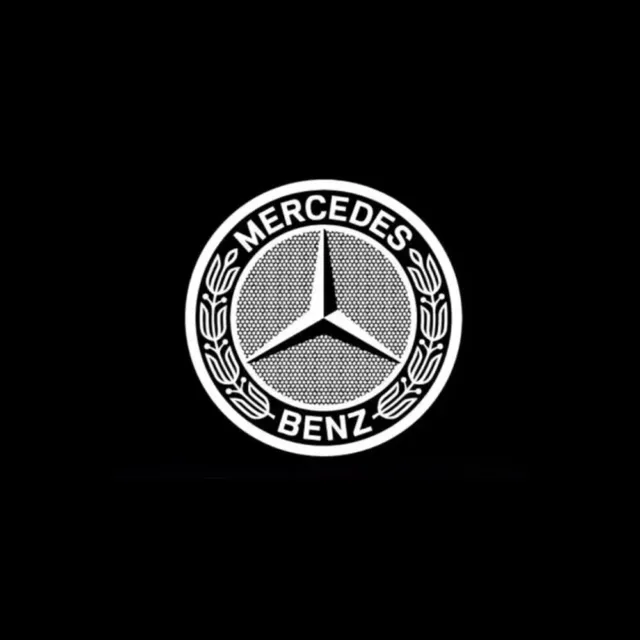 4X White Emblem Car Door Welcome Light Logo For Mercedes Benz E Class W212 W213