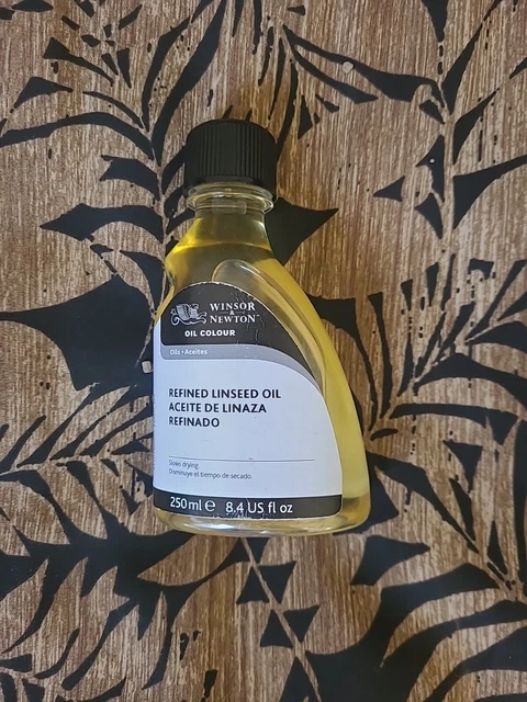 Aceite de linaza refinado en color aceite Winsor & Newton 250 ml (8,4 oz) z