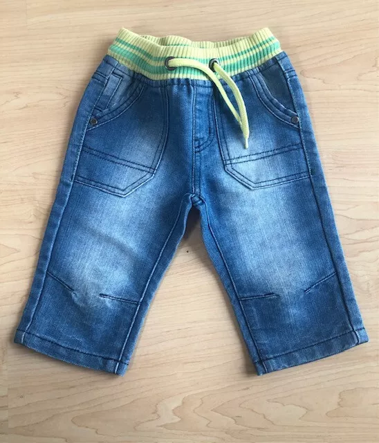 Coole Jeans Shorts | Bermuda | Jungs | Gr. 92 - verstellbar Bund - TOP